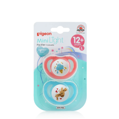 Pigeon Minilight Pacifier Twin Pack Large