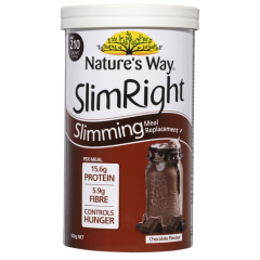 Nature's Way Slimright Slimming Meal Replacement Chocolate 500g