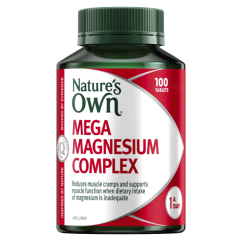 Nature's Own Mega Magnesium Complex 100 Tablets