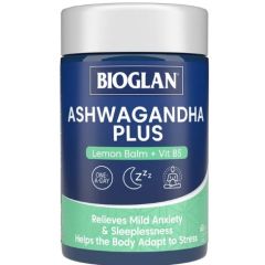 Bioglan Ashwagandha Plus 60 Tablets