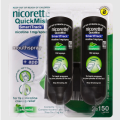 Nicorette Quick Mist Smart Track Duo Spray 2 x 150