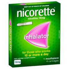 Nicorette Inhalator 15mg 4 pack 