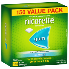 Nicorette Gum Icy Mint 4mg 150