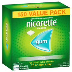 Nicorette Classic Gum 2mg 150