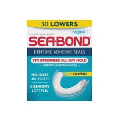 Sea Bond Lower Denture Adhesive 30 Pads