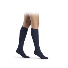Sigvaris Traveno Knee-High Travel Compression Socks Size 3 Black 1 Pair