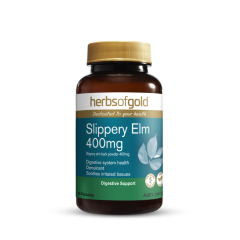 Herbs of Gold Slippery Elm 400mg 60 Capsules