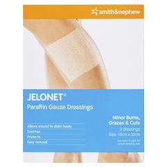 Smith & Nephew Jelonet Dressings 10cm X 10cm 3 Pack