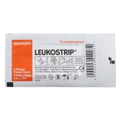 Smith & Nephew Leukostrip Wound Closure Strips 6.4 x 76mm 1 Pouch of 3 Strips