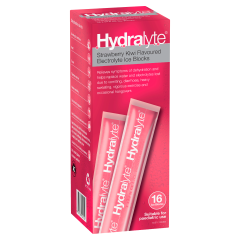 Hydralyte Ice Block Strawberry Kiwi 16 Pack