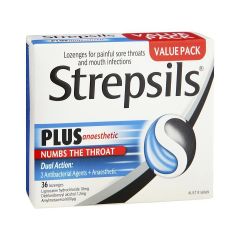 Strepsils Plus Lozenges 36 Pack