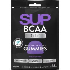 SUP BCAA High Performance Peach Gummies 40 Pack 160g