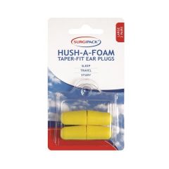 SurgiPack Ear Plugs Hush-a-foam Large 2 Pairs