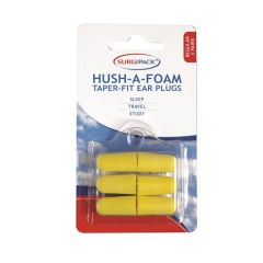 SurgiPack Ear Plug Hush-a-foam Regular 3 Pairs