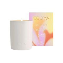 Ecoya Sweet Pea and Jasmine Limited Edition Ceramic Madison Candle 400g
