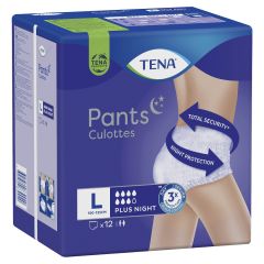 Tena Pants Plus  Night 12 Pack