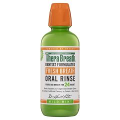 TheraBreath Fresh Breath Oral Rinse Mild Mint 473ml