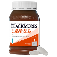 Blackmores Total Calcium + Magnesium + D3 200 Tablets