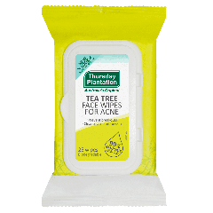 Thursday Plantation Tea Tree Face Wipes for Acne 25 Pack