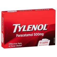Tylenol 500mg 10 Caplets