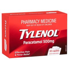 Tylenol 500mg 50 Caplets