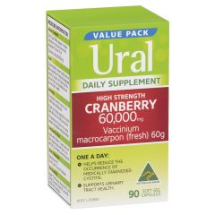 Ural Cranberry Daily Supplement 90 Capsules  