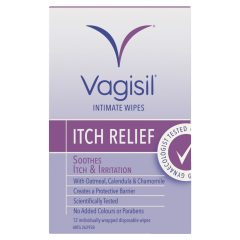 Vagisil Itch Relief Intimate Wipes 12s