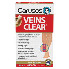 Caruso’s Veins Clear | 30 Tablets