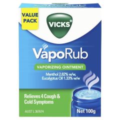 Vicks VapoRub Decongestant Chest Rub 100g
