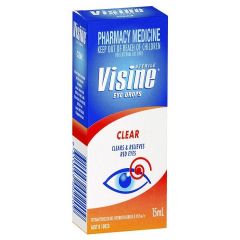 Visine Clear Eye Drops 15ml