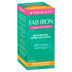 Fab Iron + Vitamin B Complex | 60 Tablets