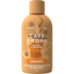 Vital Zing Cafe Drops Natural Flavouring - Caramel 40ml