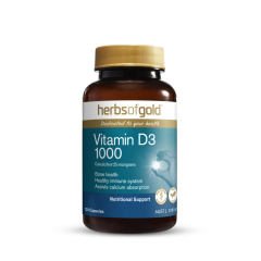 Herbs of Gold Vitamin D3 1000 120 caps