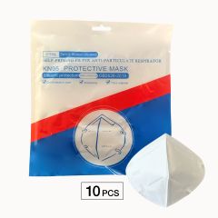 Bbs Kn95 Self-priming Filter Anti-particulate Respirator Face Mask &#8211; White 10 Pieces