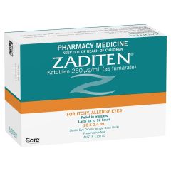 Zaditen Sterile Eye Drops 20 X 0.4ml