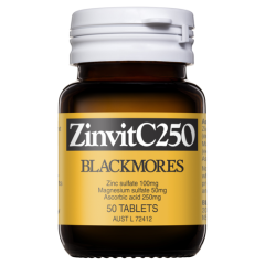 Blackmores Zinvit C 250 | 50 Tablets