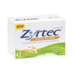 Zyrtec 42 Liquid | Capsules*deleted