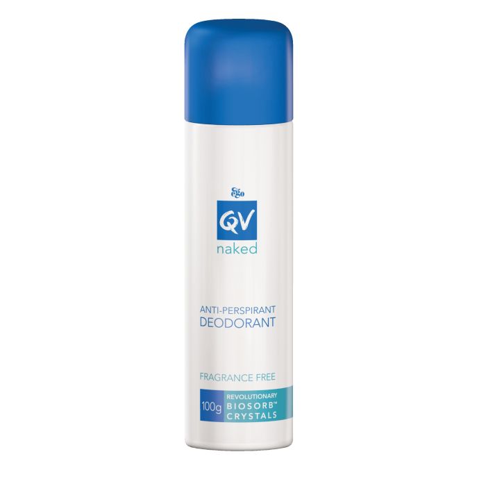 Ego Qv Naked Anti-perspirant Deodorant Fragrance Free 100g