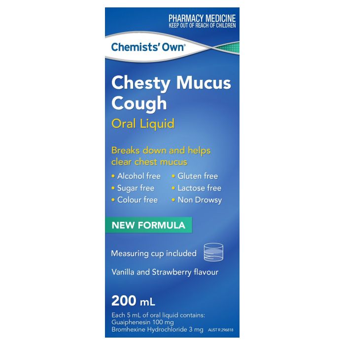 Chemists’ Own Chesty Mucus Cough 200ml Chemistworks Pharmacy