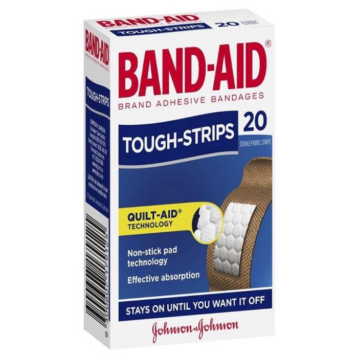 Bandaid Tough Strips Regular 20 Pack