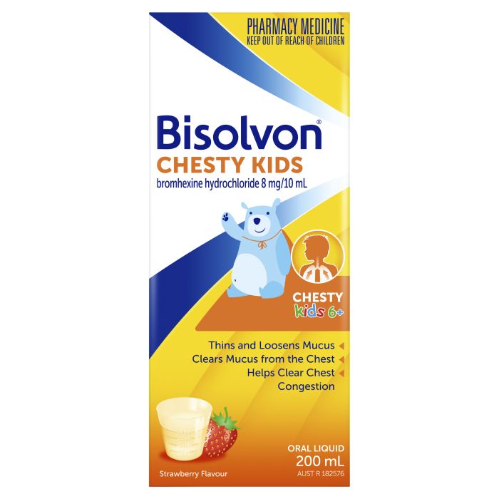 Bisolvon Chesty Kids Strawberry 200ml