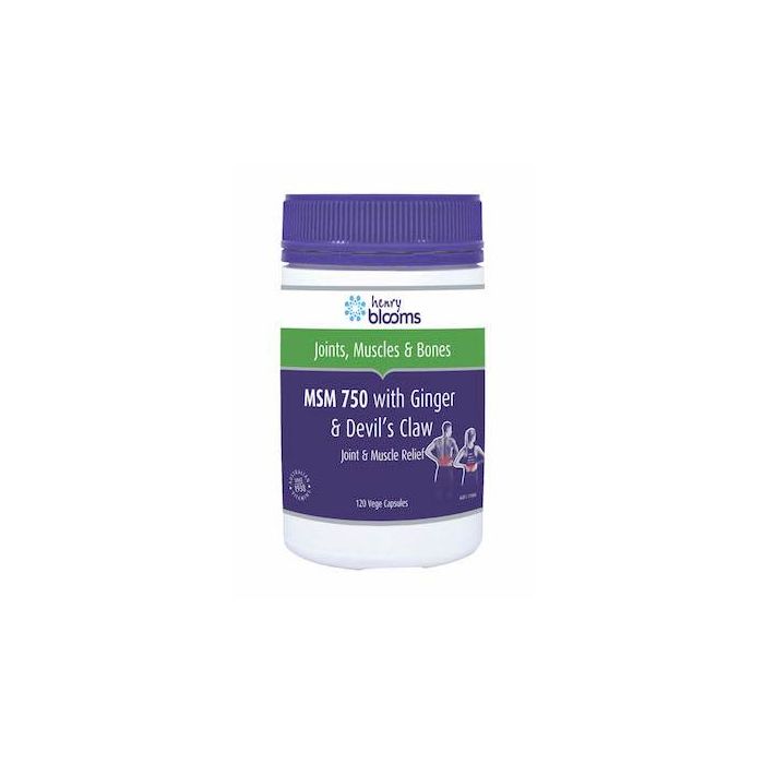 Henry Blooms Msm, Ginger & Devils Claw 120 Capsules Chemistworks Pharmacy