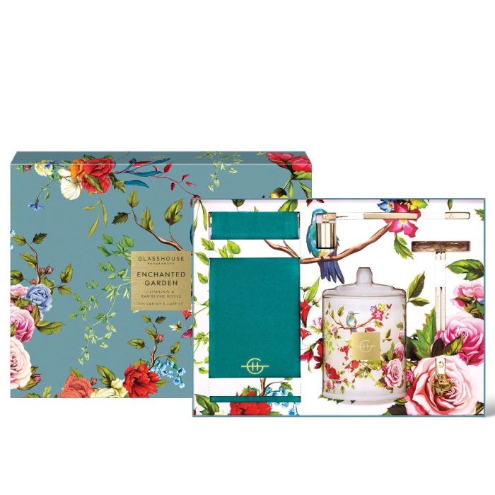 Glasshouse Enchanted Garden Candle and Care Kit | Chemistworks