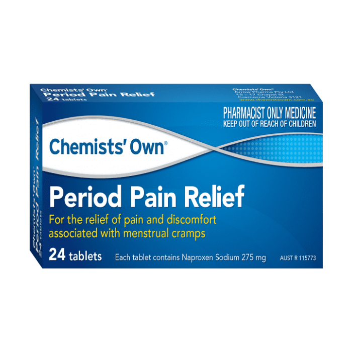 Chemists' Own Period Pain 24 Tablets | Chemistworks Pharmacy