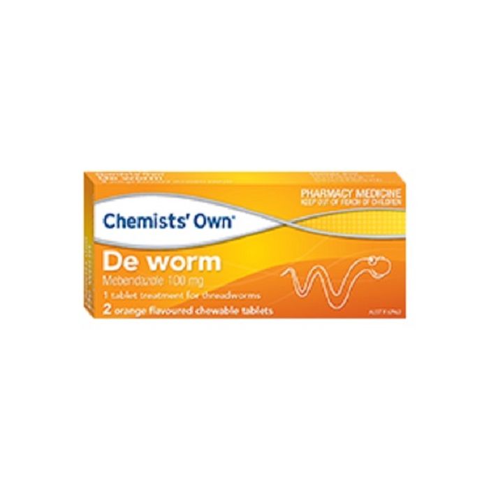 Chemists’ Own DE Worm Chewable Tablets 2 Pack