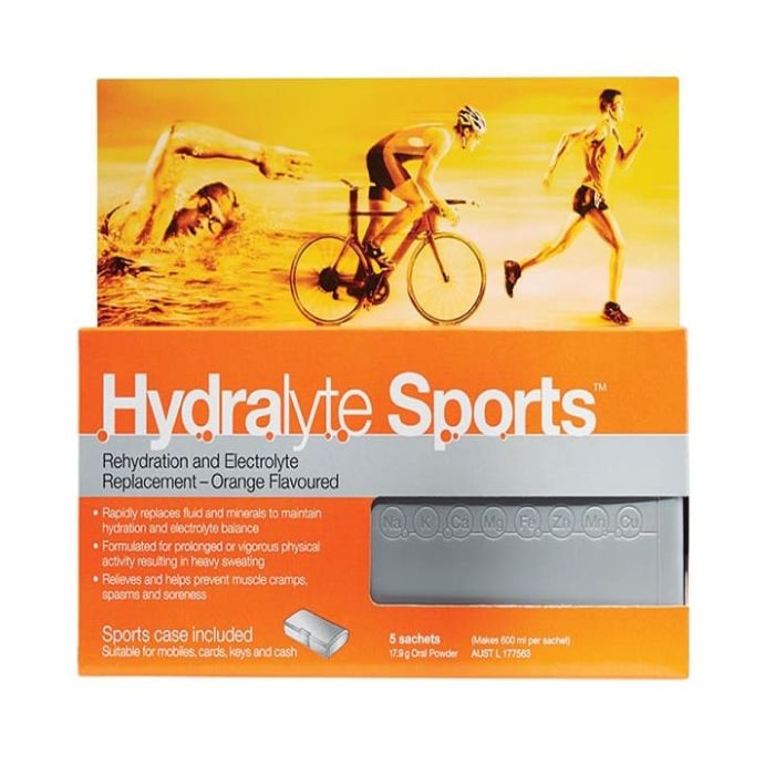 Hydralyte Sport Orange Sachet 5 Pack