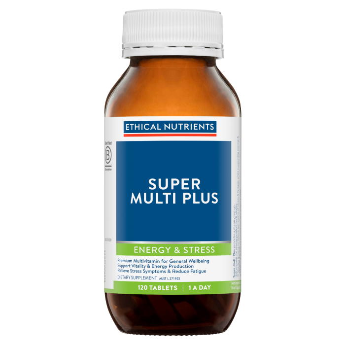 Ethical Nutrients Super Multi Plus 120 Tablets Chemistworks Pharmacy