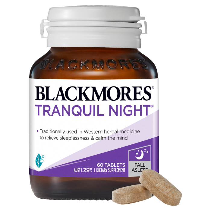 Blackmores  Tranquil Night 60 Tablets