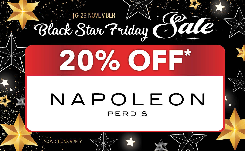 Black Star Friday - 20% off Napoleon
