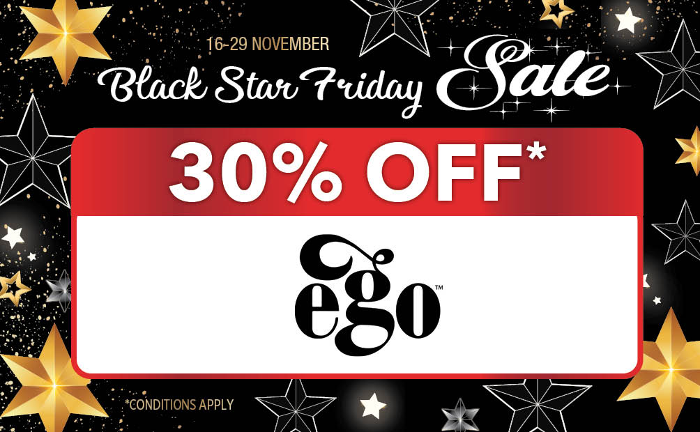 Black Star Friday - 30% off Ego